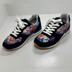 Inkkas Multicolor Floral Women's Sneakers-Caladium Jogger size 7